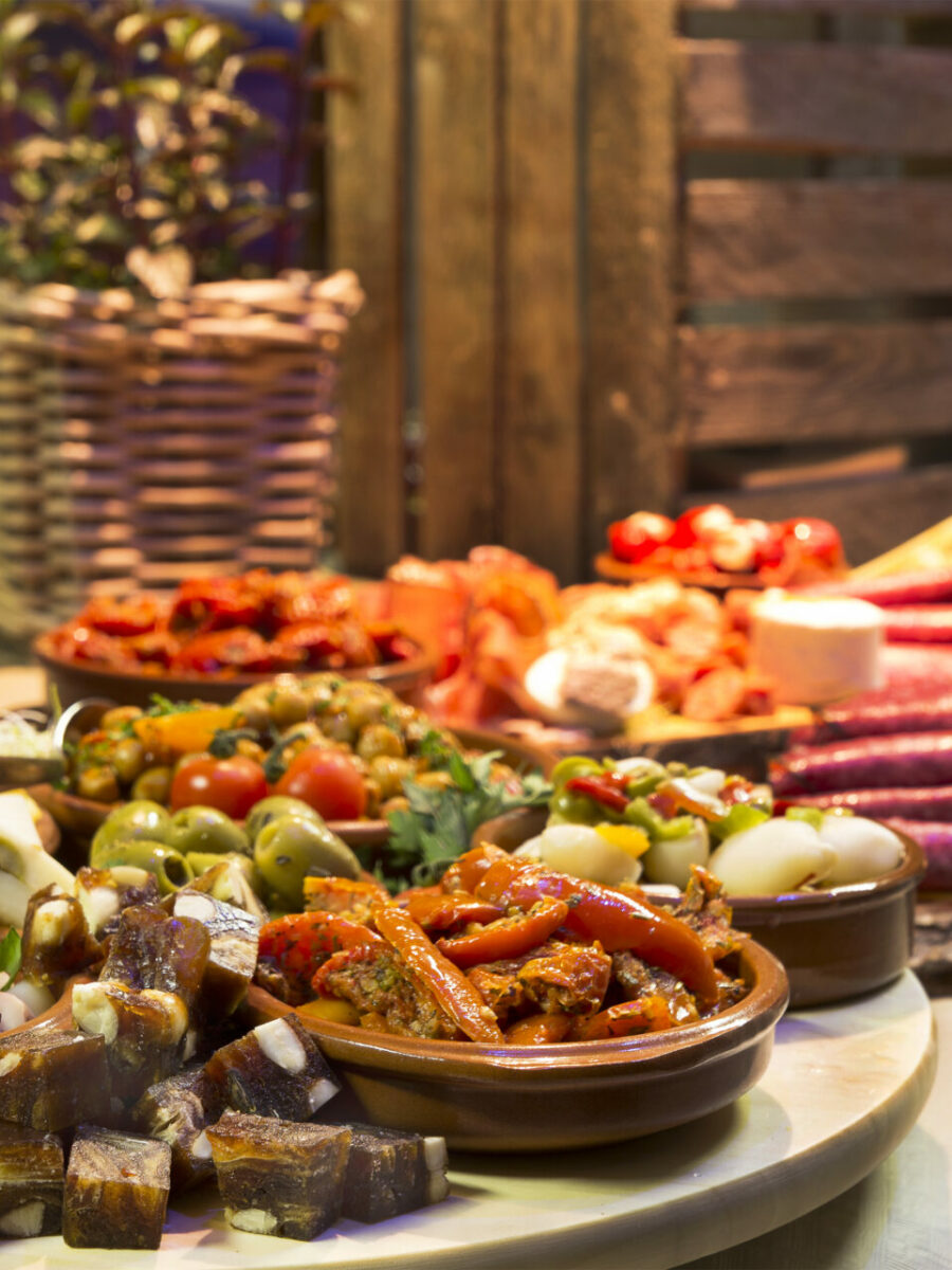 Tapas koud en 2 warme